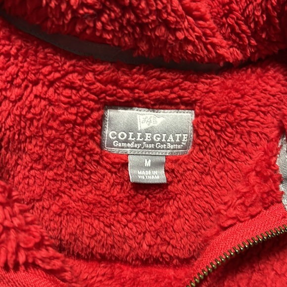 Lauren James Collegiate red fleece pullover - Picture 2 of 9